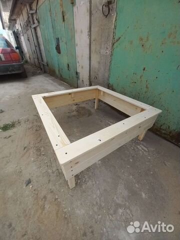 Детская песочница деревянная