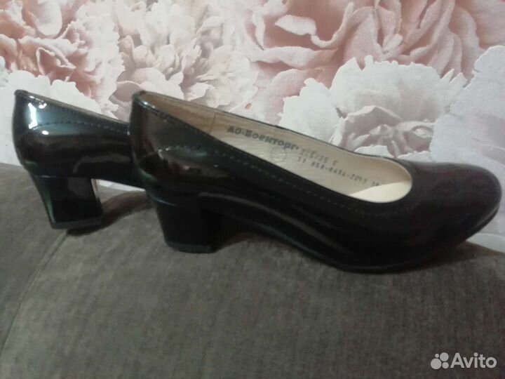 Туфли женские 35 размер натуральная кожа
