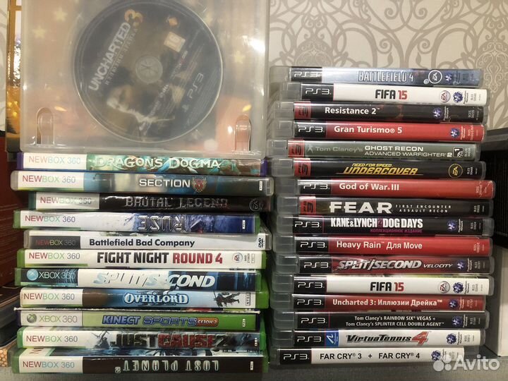 Игры диски для ps3/psp/ps2/xbox 360