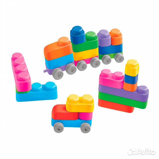 Конструктор Веселый транспорт 25 деталей Десятое