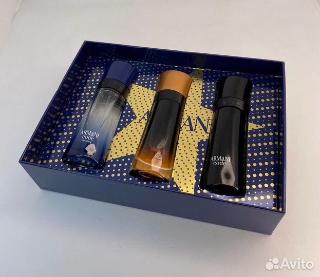 Подарочный набор Giorgio Armani Armani code 3x30 m