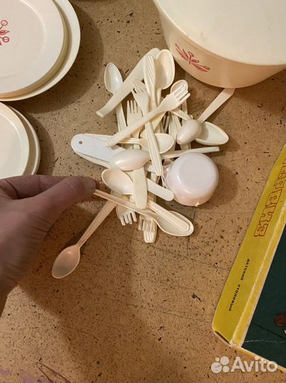 Сервиз десткий столовый СССР игрушки