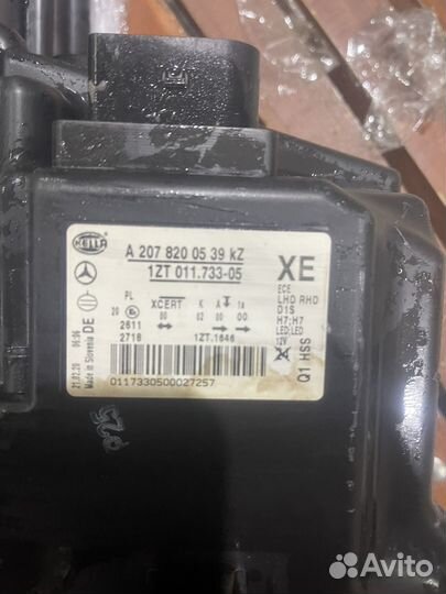 Фара на мерседес w207 coupe