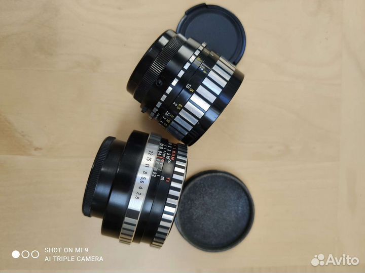2 шт лот CZJ Tessar 50/2.8 и Culmigon 35/3.5 М42