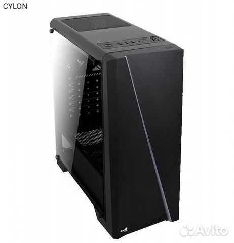 Корпус Aerocool cylon Miditower Без бп чёрный, CYL