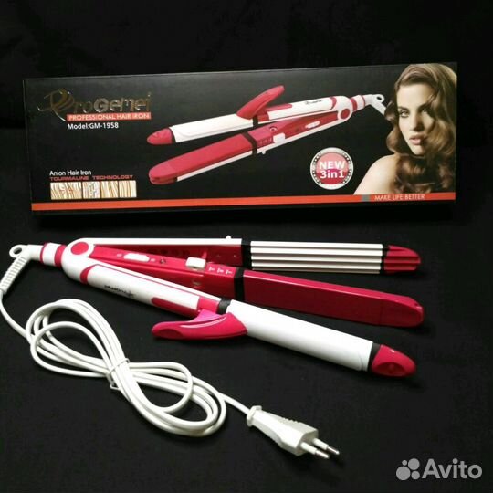 Новая Плойка, гофре, стайлер 3в1