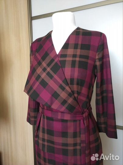 Платье клетчатое
