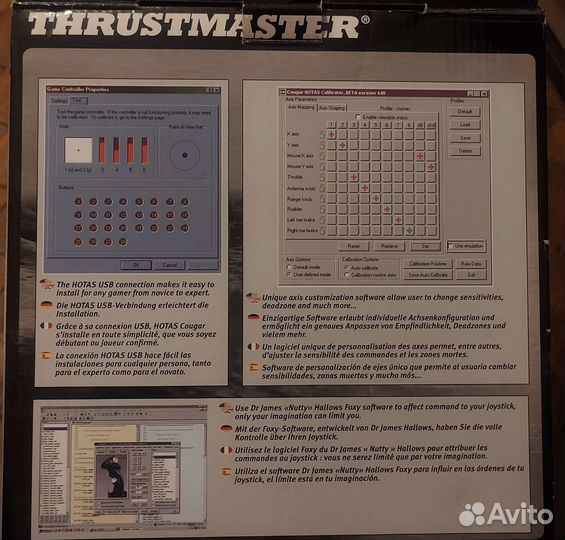 Игровой джойстик для пк thrustmaster hotas cougar
