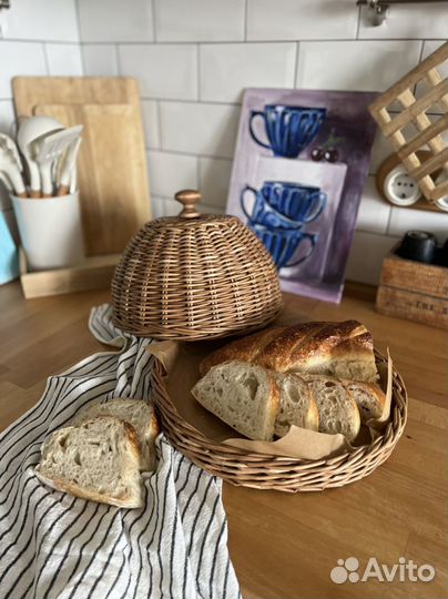 Плетеная хлебница