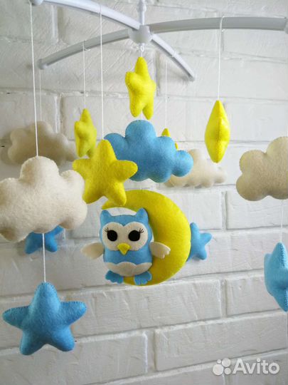 Мобиль из фетра