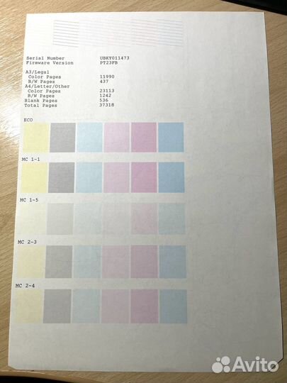 Цветной принтер с снпч А3 Epson L1800