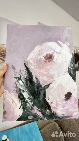 Картина маслом на холсте акрил