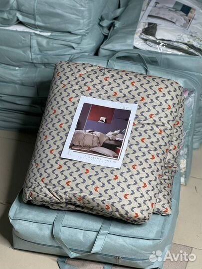 Постельное бельё с двумя одеялами