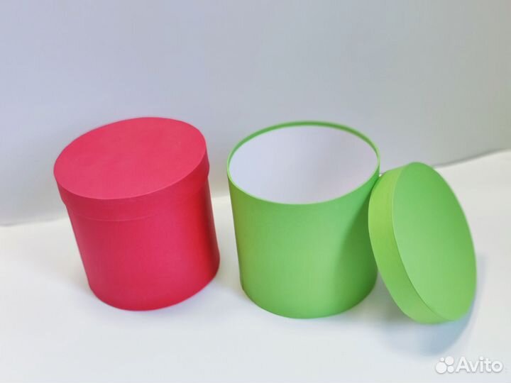 Коробка шляпная с крышкой