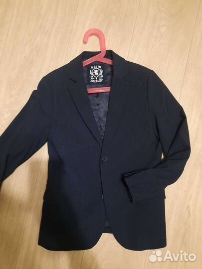 Пиджак школьный для мальчика 140