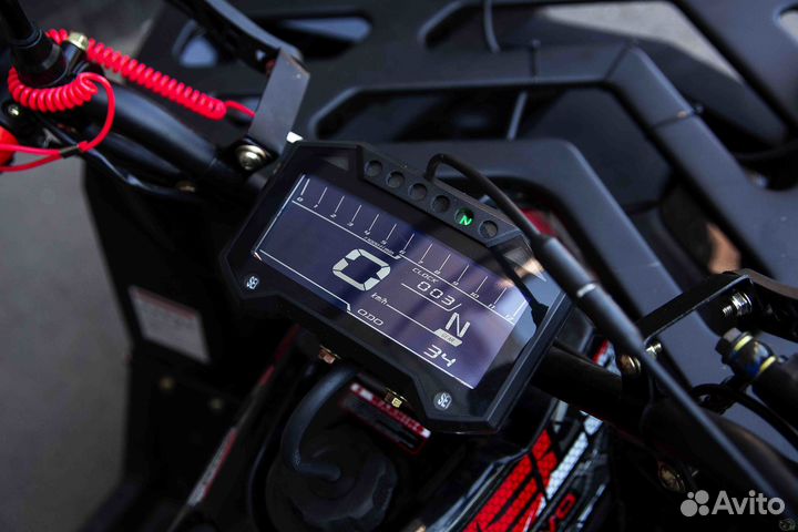 Детский квадроцикл Wels Thunder Evo черно-красный