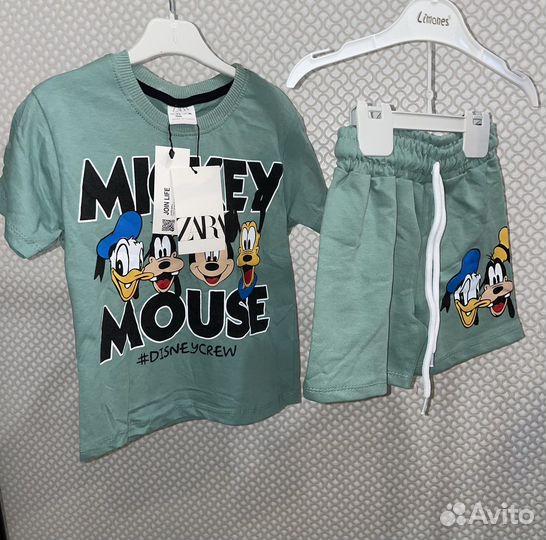 Костюм шорты и футболка для мальчика zara