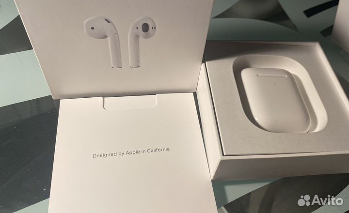 Беспроводные наушники apple airpods 2