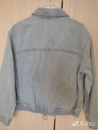 Джинсовая куртка для девочки 122