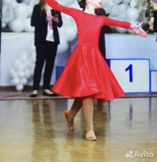 Платье для спортивных бальных танцев