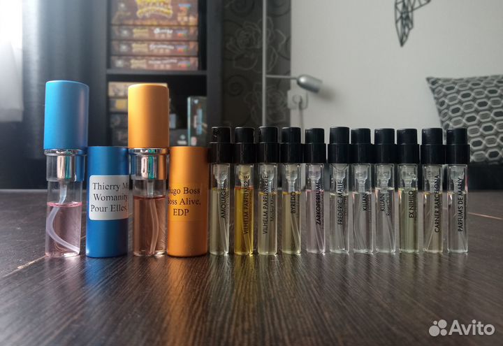 Отливанты Mugler, Amouage, Byredo, Kilian