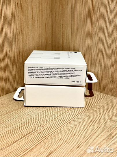 Кабель Apple USB-C Charge 60w плетёный 1m (новый)