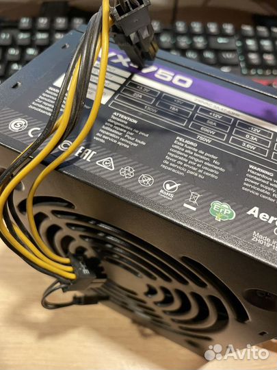 Блок питания aerocool vx-750