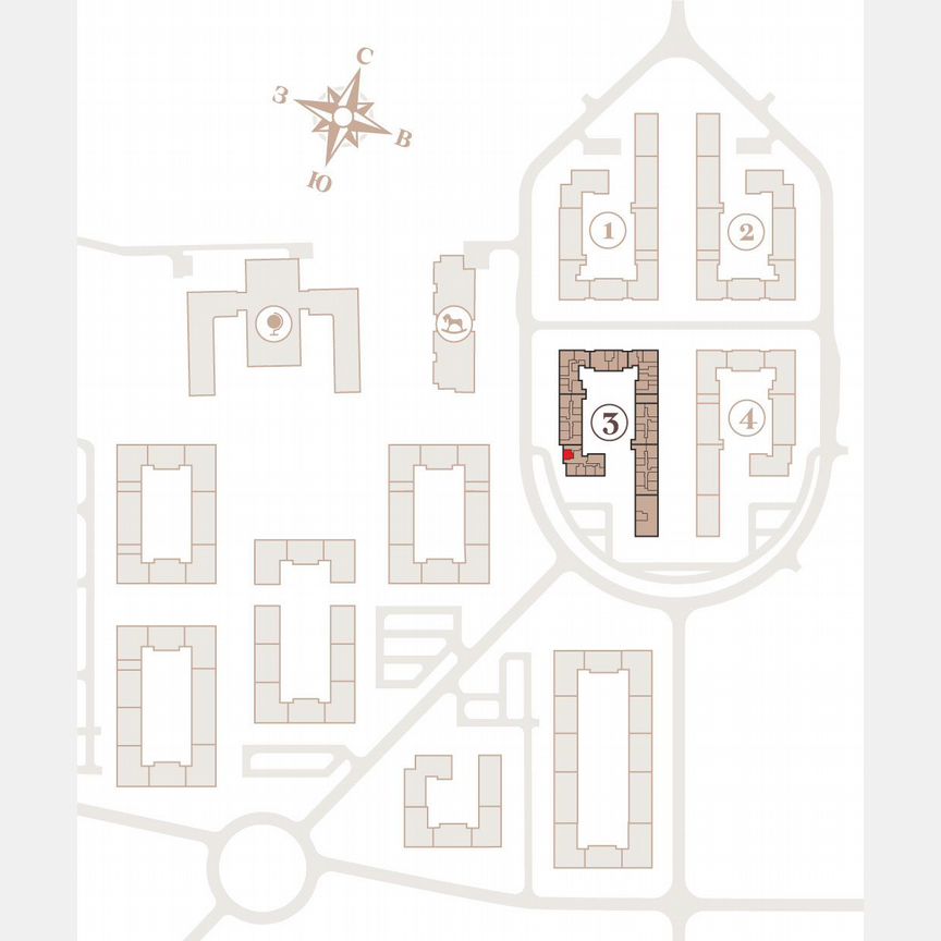 1-к. квартира, 38,6 м², 1/4 эт.
