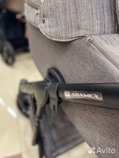 Коляска Adamex Luciano 2В1,3в1 комб, темно коричн