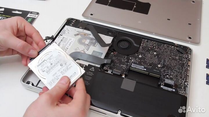 Установка SSD-дисков в Apple Mac mini и Macbook