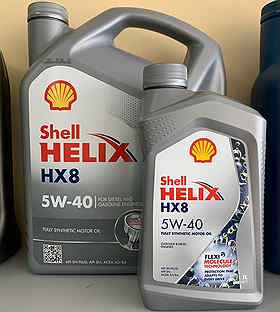 Масло Shell Helix HX8 5W-40 A3/B4, SN/CF 4л