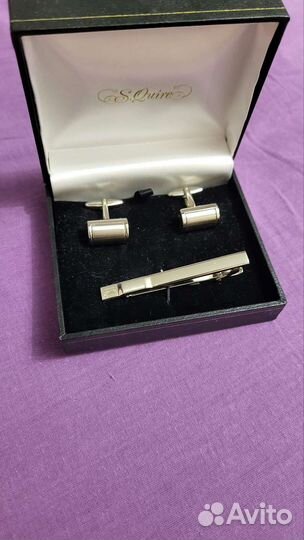 Запонки изажим доя галстука