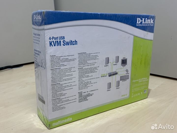 Переключатель KVM D-Link dkvm-4U
