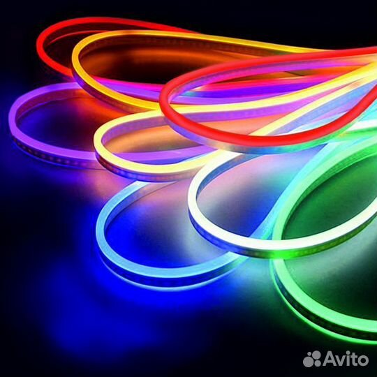 Гибкий Неон 220В 8*16мм