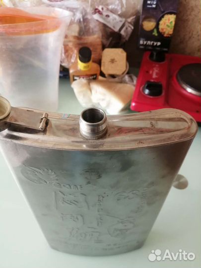 Фляжка походная из нержавейки, 1,500мл