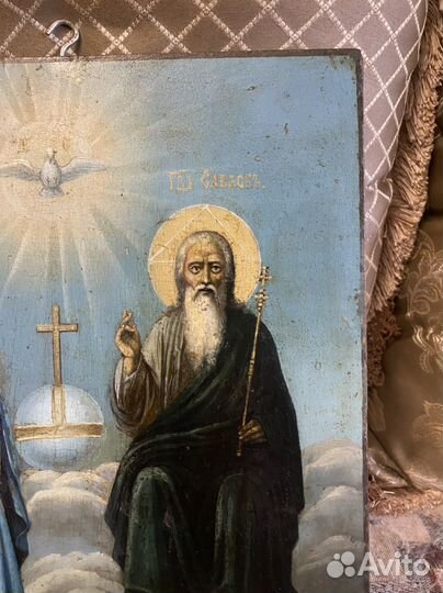 Икона Троица 19 в оригинал