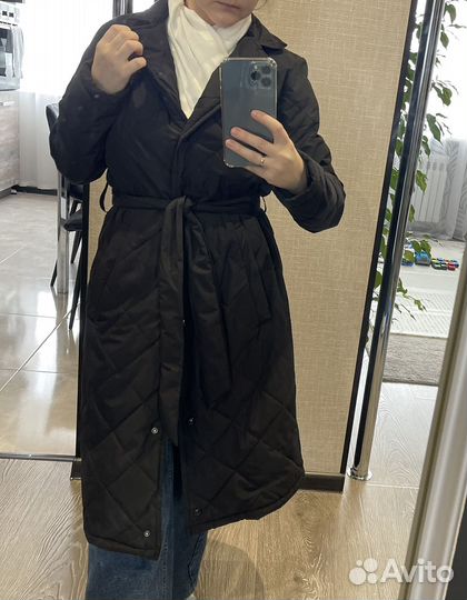 Стеганое пальто