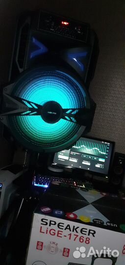 Большая Портативная акустика для кафе Speaker 200w