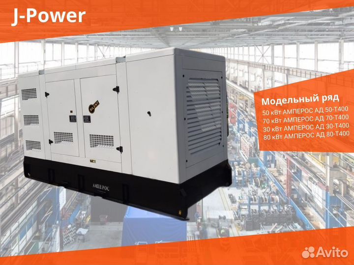 Дизельный Генератор 80 кВт