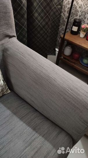 Кресло икеа IKEA серое