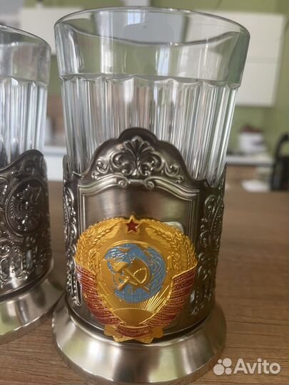 Подстаканник со стаканом, чайный набор