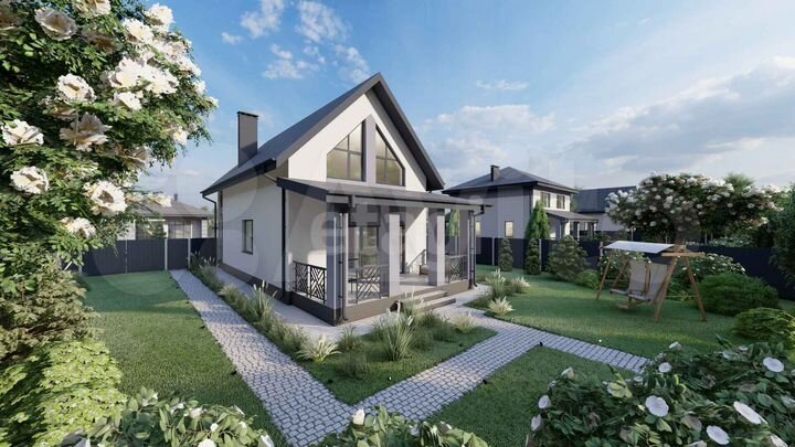 Дом 158 м² на участке 7,3 сот.