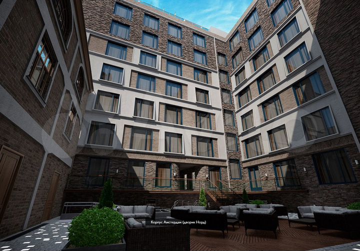 Апартаменты-студия, 27 м², 2/7 эт.