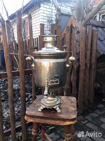 Дровяной самовар, угольный