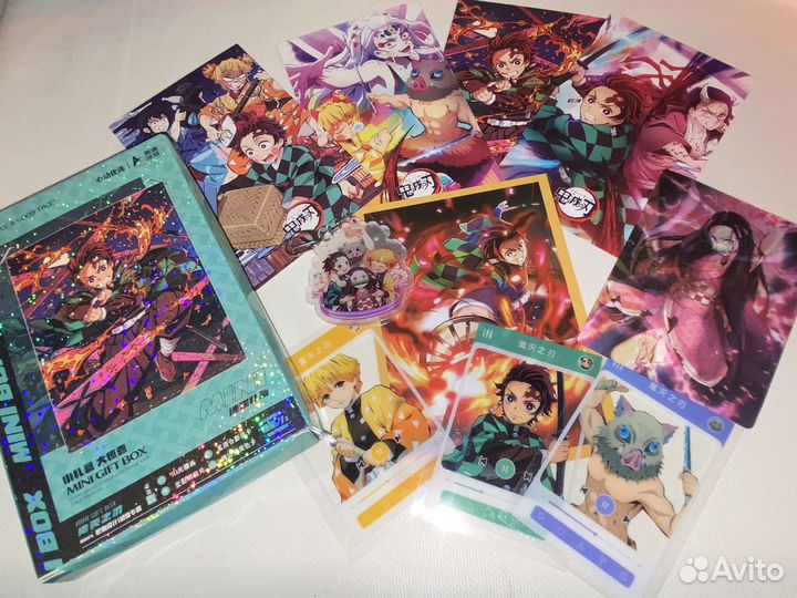 Подарочный аниме бокс мини Геншин Импакт