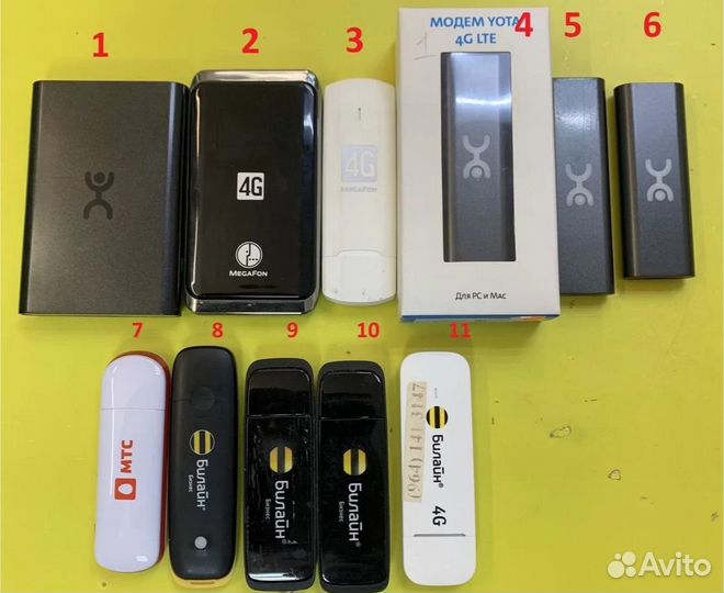 4g модем мегафон,Yota, Билайн, МТС