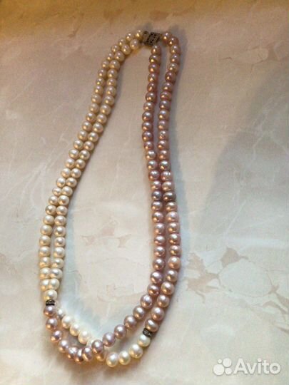 Жемчуг натуральный бусы браслет