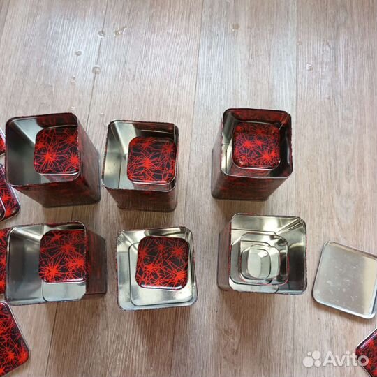 Контейнер для хранения сыпучих продуктов металл 18