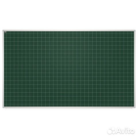 Доска для мела школьная зеленая