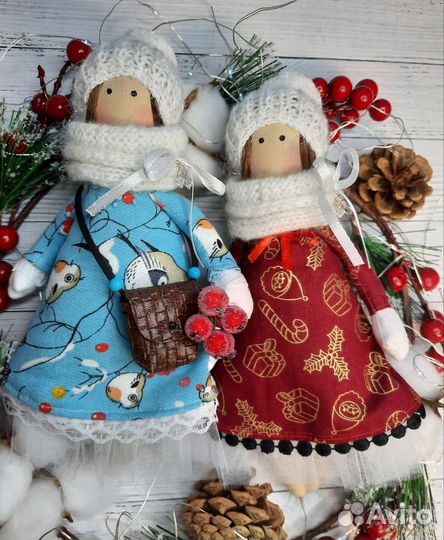 Текстильные куклы ручной работы